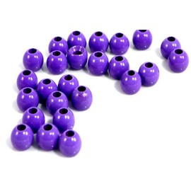TroutLegend Regular Cyclops Tungsten Beads - Fl Purple - 3.5 mm