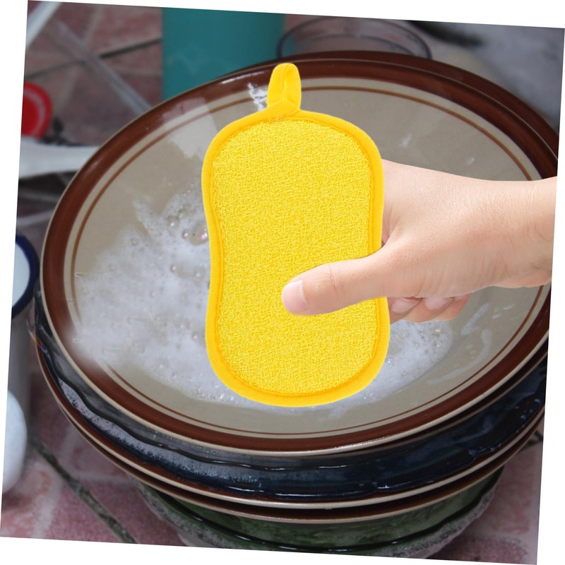 Mobestech 6 Pcs Dish Sponge Cleaning Sponges Multipurpose Sponge Multi