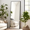 TUYOHW Full Length Mirror, 56"x20"Floor Mirror with Stand, Wall Mirror
