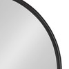 Kate and Laurel Caskill Modern Wall Mirror, 30", Black, Chic,