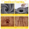 2 Pack Dog Towels for Drying Dogs, Microfibre Super Absorbent