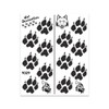 4R Quattroerre.it 9029 Sticker Paw Wolf Black 20 x 24