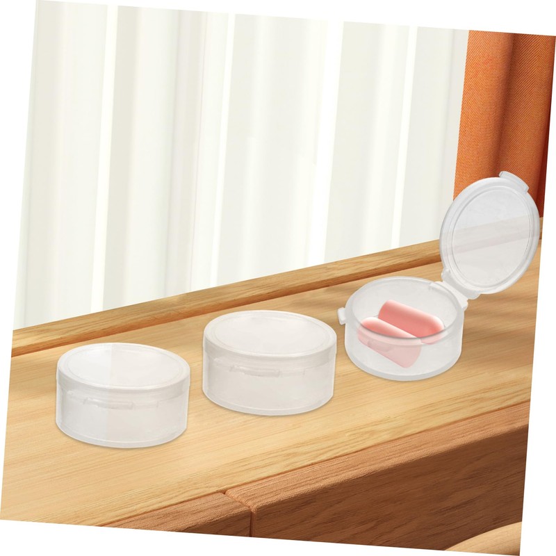 Gatuida 10pcs Storage Box Organizer Earbuds Storage Container Clear Case