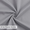 sourcing map Soft Brushed Microfiber Body Pillow Cover with Zipper