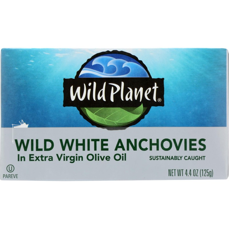 Wild Planet, Anchovies Wild In Olive Oil, 4.37 Ounce