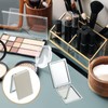 uxcell Small Pocket Mirror for Purse, Rectangular Magnifying Foldable Silver