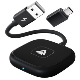 FEINODI Android Auto Wireless Adapter, Wireless Android Auto Dongle für Autos mit Verkabeltem AA und Stereoanlagen, USB C Wireless Android Car Adapter Kompatibel mit 98% der Autos