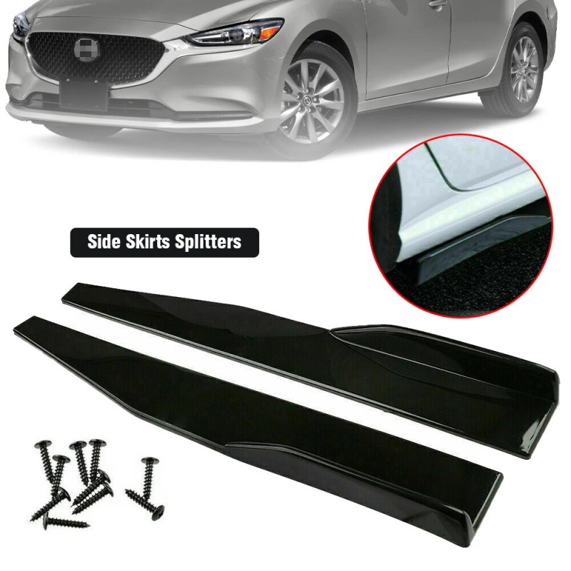 For Honda Civic Front Rear Bumper Lip Spoiler Body Kit