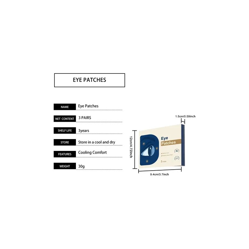Parches De Protección Ocular Hidratantes Y Calmantes Zh Xq