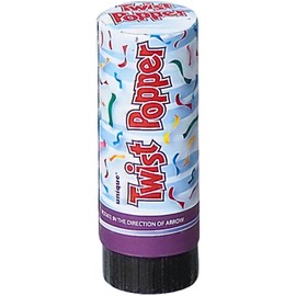 Unique 90278 Bulk Twist 1 Count | Party Poppers for Festive Celebrations, Multicolor