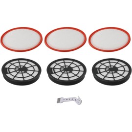 Kit de filtro de repuesto tipo 95 para aspiradora Vax Air Compact Series, filtros de motor pre y post con cepillo de limpieza, espuma lavable y juego de fieltro, compatible con modelos C85 C86 C88, 3