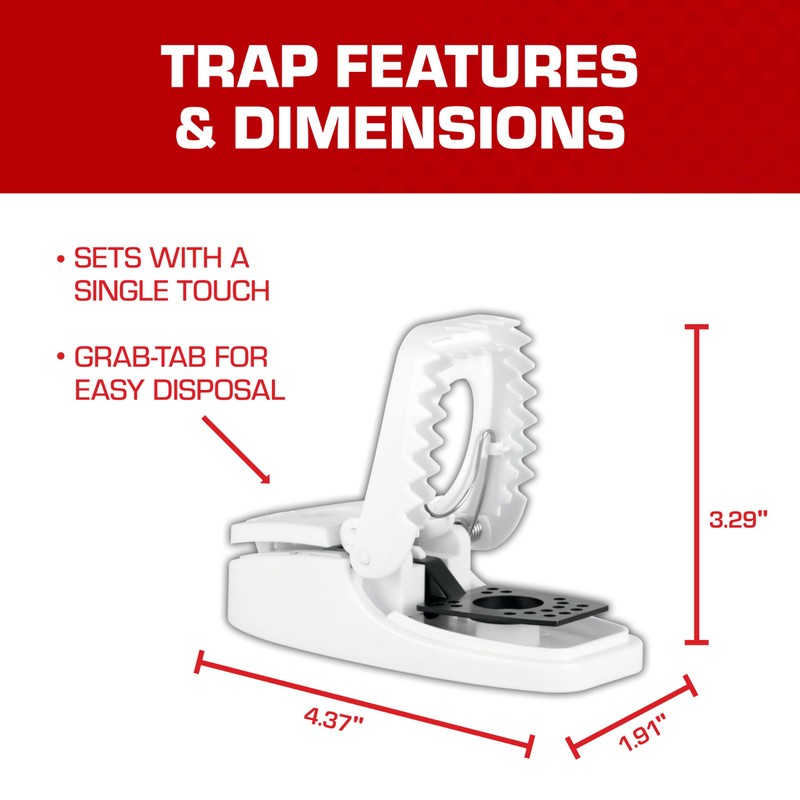 Tomcat Trap and Bait Bundle for Rats and Mice, Includes
