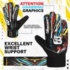 BOOMZY Soccer Goalie Gloves for Kids Boys Children, Youth &