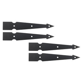 LC LICTOP Rustic Wooden Door Connectors Straight Type Edge Protectors Mending Plates Home Improvement Furniture Cabinet Wood Board Hardware Accessory 8 in Arrow Shape 4 Pcs