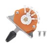 5-Way Electric Guitar Switch Metal Plastic with Screws Musical Instrument