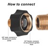 BOXOB Garden Hose to Pressure Washer Adapter, 3/4" Female to