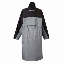 Honda 0SYES-64A-NF Raincoat, Scooter Raincoat, Gray/Black, One Size Fits All