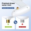 Bidet Attachment for Toilet, Non-Electric Self Cleaning Dual Nozzle (Feminine/Posterior),