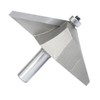 Akylin 60 Degree Extra Large Chamfer Router Bit,1/2" Shank,1-3/4" Cutting