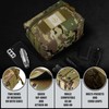 bvya 2 Pack Tactical Molle EDC Pouch Multi-Purpose Admin Pouch