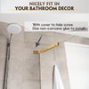 LukLoy Fixed Glass Shower Panel Wall to Glass Support Bar,