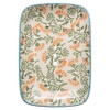 Tranquillo Square-shaped Soap Dish FLEUR made of Stoneware - with