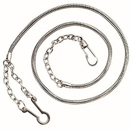 WHISTLE CHAIN WITH CLASP - Chain for Badge Holder, Size: 21" Long, Police, Sheriff, CHP, Law Enforcement, Security - Sold by Uniform World