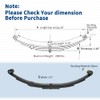 FWN Trailer Leaf Spring, 4 Leaf 2000lb Trailer Axle Springs,