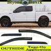 Torox 2015-2025 Ford F150 Extended/Super Cab 4PC SMOKE Door Vent