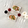 Restaurantware Moderna 7.5 x 5.3 Inch Premium Disposable Plates 10