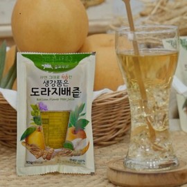 Domestically produced whole ginger juice product contains 80g of doraji pear juice (100 packs) / 국내산 통착즙 생강품은 도라지배즙 80g100포