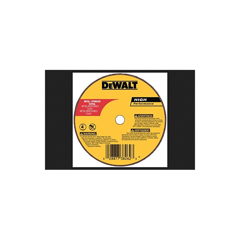 DeWalt DW8720 A60T Wheel, 4-Inch X .035-Inch X 3/8-Inch
