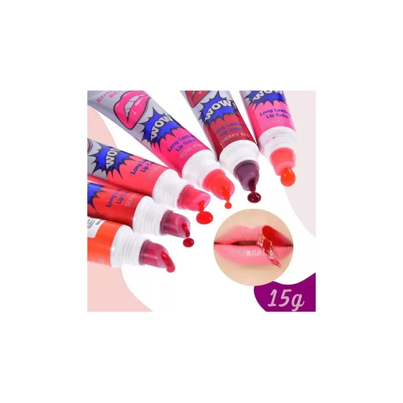 24 Labial Tinta Indeleble Larga Duración Lip Gloss
