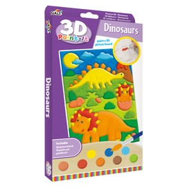 Galt, 3D Paint-It - Dinosaurs, Crafts For Kids, Ages 6 Years Plus