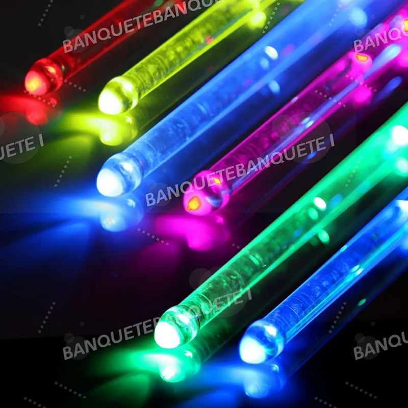Baquetas Que Cambian De Color Con Luces Led,baquetas De Jazz