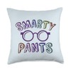 Funny Little Mr Miss SMARTY PANTS Graduation Alumni Teacher Throw
