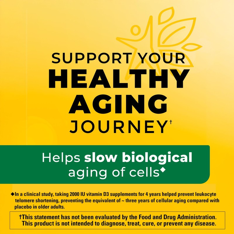 Nature Made Vitamin D3 2000 IU (50 mcg), Vitamin D