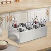 tonchean Commercial Utensil Holder for Kitchen Counter, Silverware Organizer 8