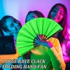 Blulu Large Folding Fans for Line Dancing Big Chinese Foldable