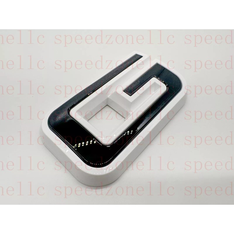 Auto Front Rear Black White Emblem Overlay 2019-2024 GMC Sierra