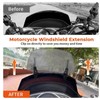 Generic Motorcycle Windscreen, Easy Installation, Protective Wind Deflector, Universal Fit