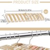Pack of 2 Belt Storage with 10 Slots, Tie Holder,
