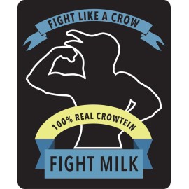 World Graphix Fight Milk 100% Crowtein Always Sunny Vinyl Car Truck ToolBox Sticker