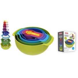 Cefa Toys Joseph Joseph 01158 Set of 9 Stackable Measuring Bowls