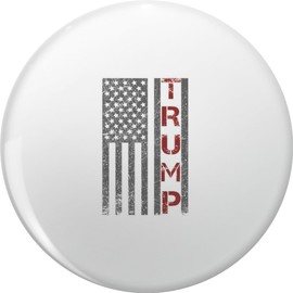 Trump 2020 Vintage American Flag Republican Premium Lapel Bin Brooch Badge Pin 0.75"