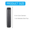 Niubid 10 Pack 1 Inches x 6 Inches Black Malleable
