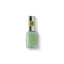 Absolute New York One Shot Nail Polish, Fast Drying, Gel Effect, High Shine, Vibrant, Quick Drying and Long Lasting (MNOS33 Pastel Mint, .5 fl oz)