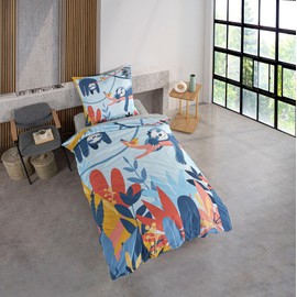 KK SHOPPING Versandhandel Klaus Kolodzie Sloth Bed Linen Set 135 x 200 cm 100% Cotton