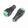 Hailege 20pcs 5.5x2.1mm DC Power Plug Male + Female CCTV