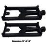 Wondjiont 2pack Cast Iron Grill Burners, Replacement for Select DCS